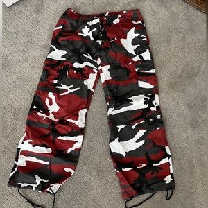 Red Camo Cargo pants